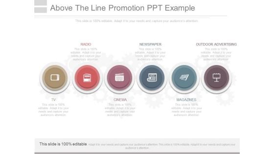 Above The Line Promotion Ppt Example