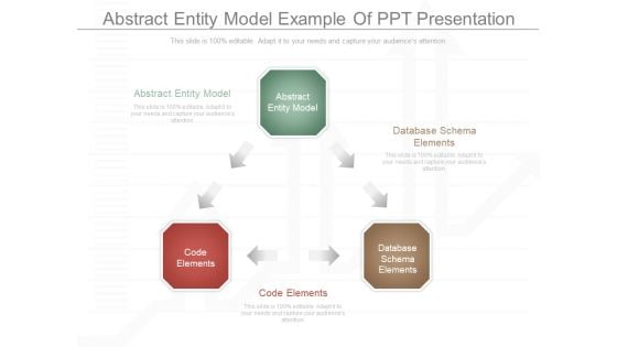 Abstract Entity Model Example Of Ppt Presentation