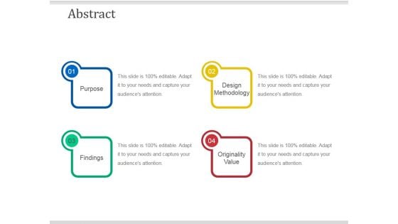 Abstract Ppt PowerPoint Presentation File Model