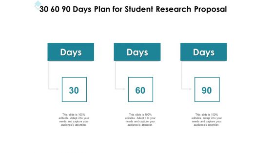 Academic Investigation 30 60 90 Days Plan For Student Research Proposal Ppt Outline Show PDF Academic Investigation 30 60 90 Days Plan For Student Research Proposal Ppt Outline Show PDF