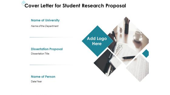 Academic Investigation Cover Letter For Student Research Proposal Department Ppt Professional Design Inspiration PDF