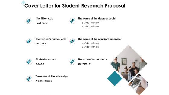 Academic Investigation Cover Letter For Student Research Proposal Ppt Styles Outline PDF