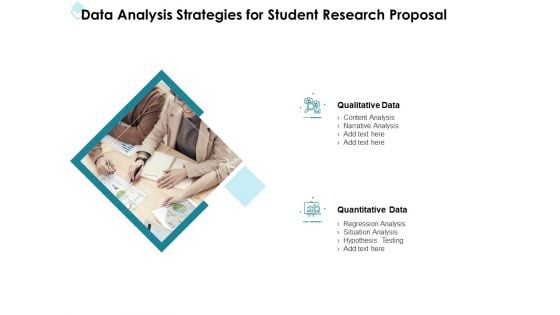 Academic Investigation Data Analysis Strategies For Student Research Proposal Ppt Inspiration Files PDF