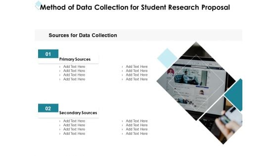 Academic Investigation Method Of Data Collection For Student Research Proposal Ppt Infographics Graphic Tips PDF