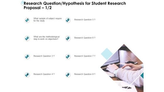Academic Investigation Research Question Hypothesis For Student Research Proposal Ppt Portfolio Brochure PDF