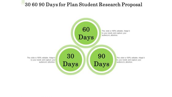 Academic Study 30 60 90 Days For Plan Student Research Proposal Ppt Show Brochure PDF Academic Study 30 60 90 Days For Plan Student Research Proposal Ppt Show Brochure PDF