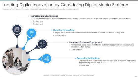 Accelerate Online Journey Now Leading Digital Innovation By Considering Digital Media Platform Diagrams PDF