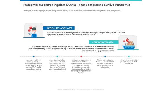 Accelerating COVID 19 Recovery Maritime Sector Protective Measures Against For Seafarers To Survive Pandemic Demonstration PDF