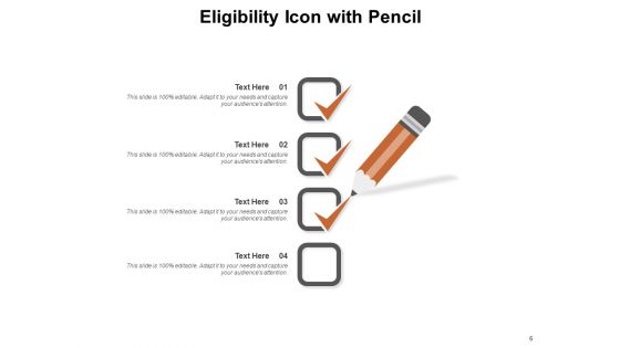 Acceptability Eligibility Clipboard Icon Ppt PowerPoint Presentation Complete Deck