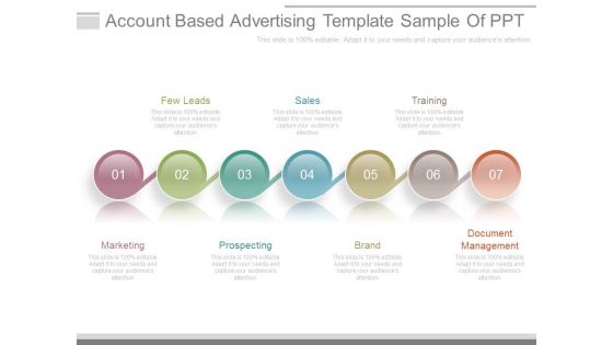 Account Based Advertising Template Sample Of Ppt