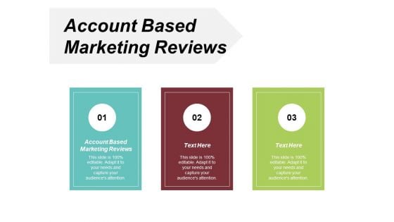 Account Based Marketing Reviews Ppt PowerPoint Presentation Outline Brochure Cpb