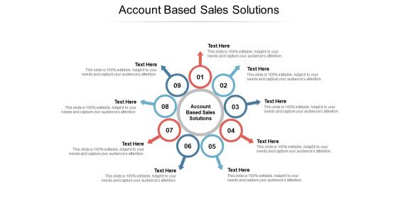 Account Based Sales Solutions Ppt PowerPoint Presentation Icon Slideshow Cpb