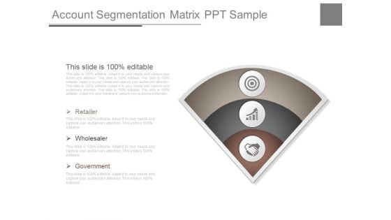 Account Segmentation Matrix Ppt Sample