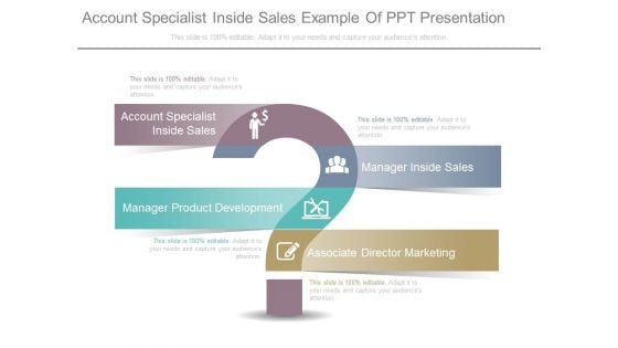 Account Specialist Inside Sales Example Of Ppt Presentation