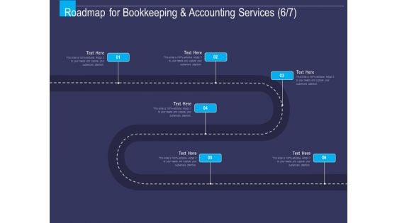 Accounting Bookkeeping Service Roadmap For Bookkeeping And Services Ppt Icon Graphics Tutorials PDF