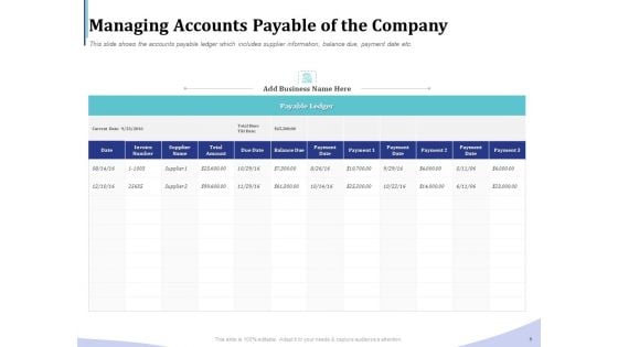 Accounting Bookkeeping Services Managing Accounts Payable Of The Company Ideas PDF