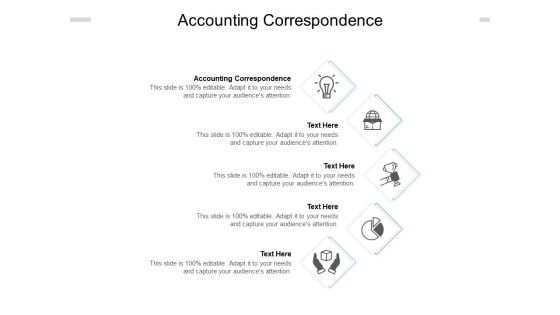 Accounting Correspondence Ppt PowerPoint Presentation Pictures Slideshow Cpb Pdf