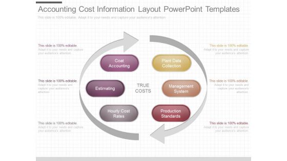 Accounting Cost Information Layout Powerpoint Templates