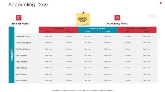 Accounting Debit Business Analysis Method Ppt Show Graphics PDF