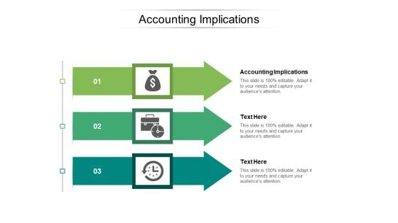 Accounting Implications Ppt PowerPoint Presentation Portfolio Icon Cpb Pdf