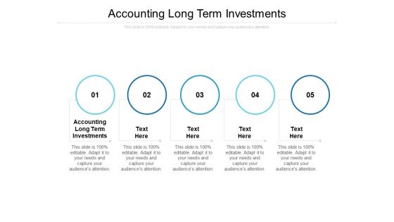 Accounting Long Term Investments Ppt PowerPoint Presentation Outline Visual Aids Cpb