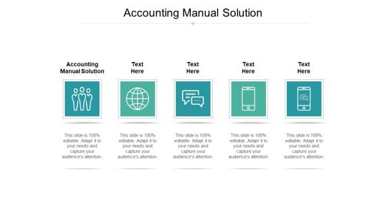 Accounting Manual Solution Ppt PowerPoint Presentation Icon Files Cpb Pdf