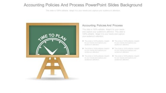 Accounting Policies And Process Powerpoint Slides Background