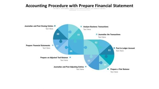 Accounting Procedure With Prepare Financial Statement Ppt PowerPoint Presentation Ideas Structure