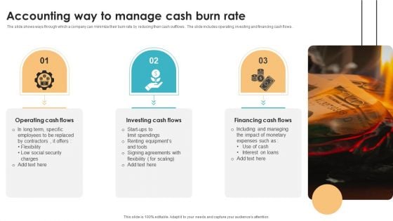 Accounting Way To Manage Cash Burn Rate Pictures PDF
