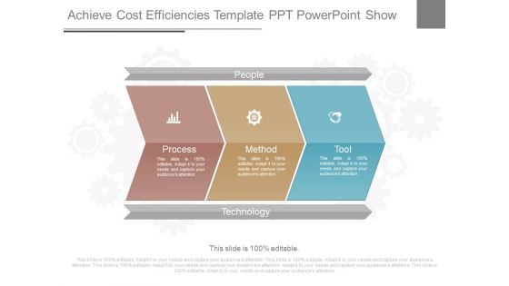 Achieve Cost Efficiencies Template Ppt Powerpoint Show