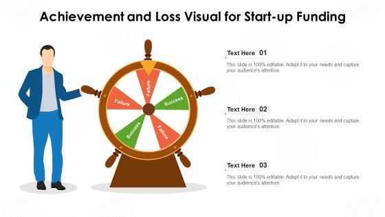 Achievement And Loss Visual For Start Up Funding Ppt PowerPoint Presentation File Microsoft PDF