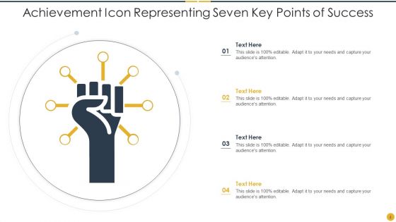 Achievement Icon Ppt PowerPoint Presentation Complete Deck With Slides