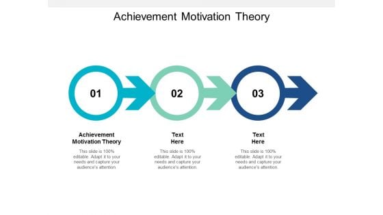 Achievement Motivation Theory Ppt PowerPoint Presentation Gallery Outfit Cpb