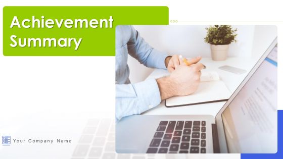 Achievement Summary Develop Prototype Ppt PowerPoint Presentation Complete Deck With Slides