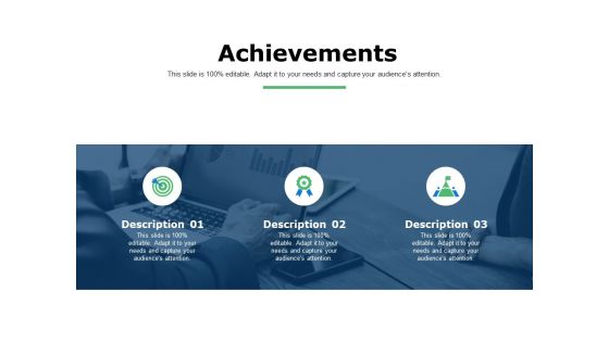 Achievements Business Ppt Powerpoint Presentation Professional Rules