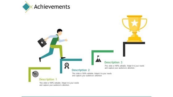 Achievements Ppt PowerPoint Presentation Gallery Format Ideas