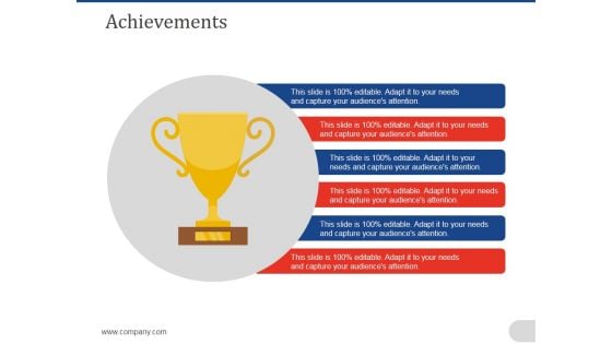 Achievements Ppt PowerPoint Presentation Gallery Graphics Download