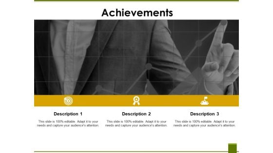 Achievements Ppt PowerPoint Presentation Ideas Maker