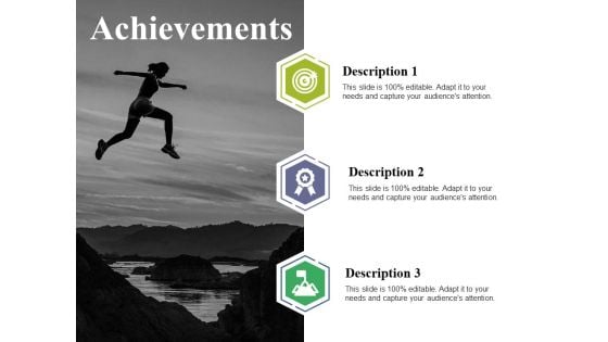 Achievements Ppt PowerPoint Presentation Infographics Portrait