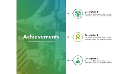 Achievements Ppt PowerPoint Presentation Portfolio Infographic Template