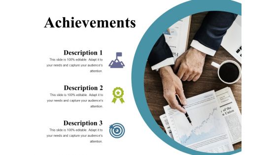 Achievements Ppt PowerPoint Presentation Show Deck