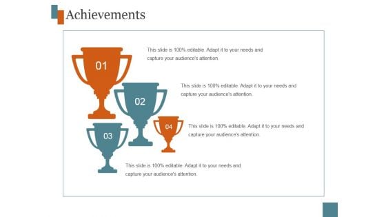 Achievements Template 1 Ppt PowerPoint Presentation Examples