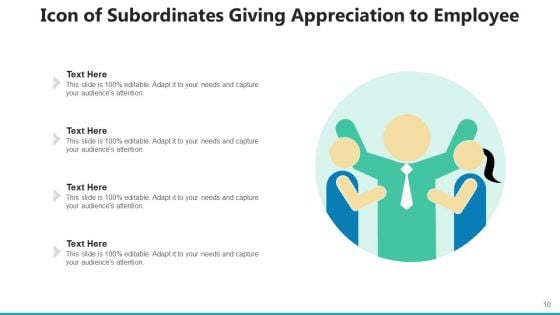 Acknowledgement Icon Excellent Organization Ppt PowerPoint Presentation Complete Deck With Slides