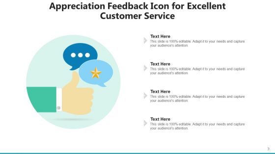 Acknowledgement Icon Excellent Organization Ppt PowerPoint Presentation Complete Deck With Slides