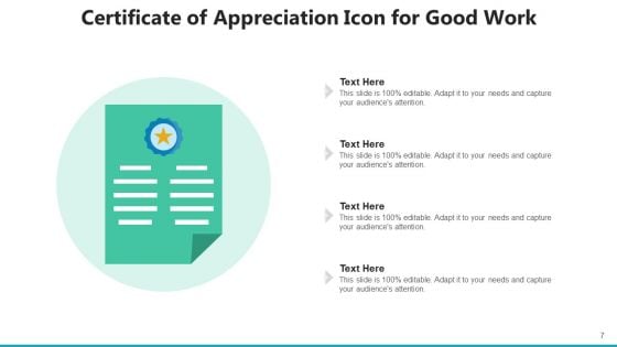 Acknowledgement Icon Excellent Organization Ppt PowerPoint Presentation Complete Deck With Slides