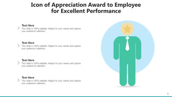 Acknowledgement Icon Excellent Organization Ppt PowerPoint Presentation Complete Deck With Slides