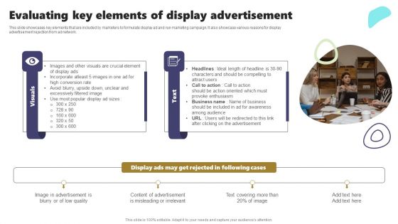 Acquiring Clients Through Search Engine And Native Ads Evaluating Key Elements Of Display Advertisement Inspiration PDF