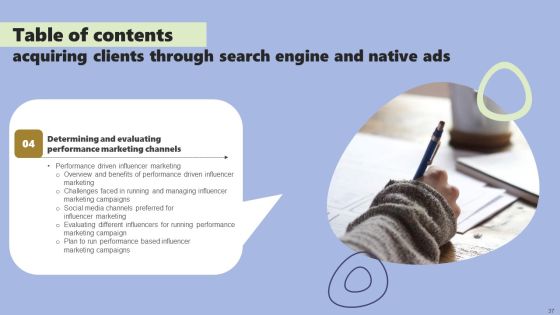 Acquiring Clients Through Search Engine And Native Ads Ppt PowerPoint Presentation Complete Deck With Slides Slide37