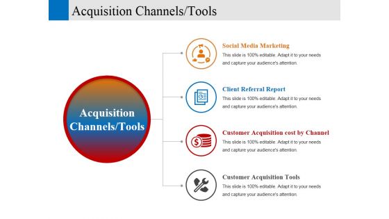 acquisition channels tools ppt powerpoint presentation portfolio diagrams