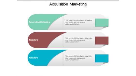 Acquisition Marketing Ppt PowerPoint Presentation Styles Objects Cpb